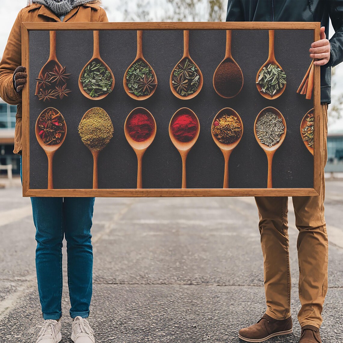 Herbs And Spices Kitchen Decor, Modern Art Print - Image 3