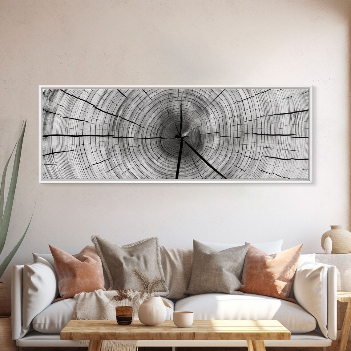 Tree Ring Art Print, Tree of Life Nature Poster - Image 5