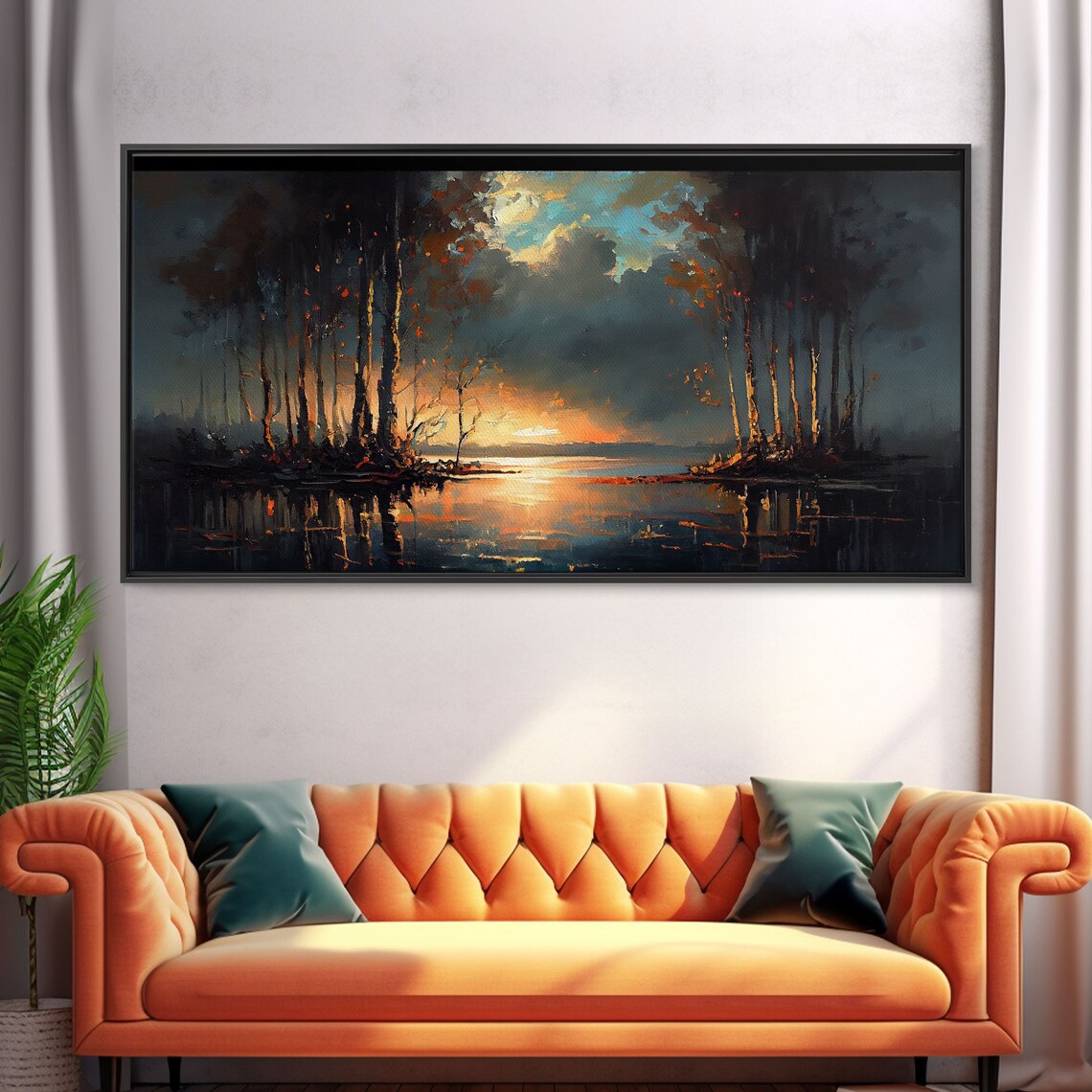 Moody Landscape Vintage Style Wall Art Print - Image 5