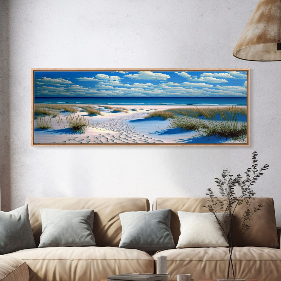 Beach Sunset Coastal Art Print, Living Room Decor - Image 4