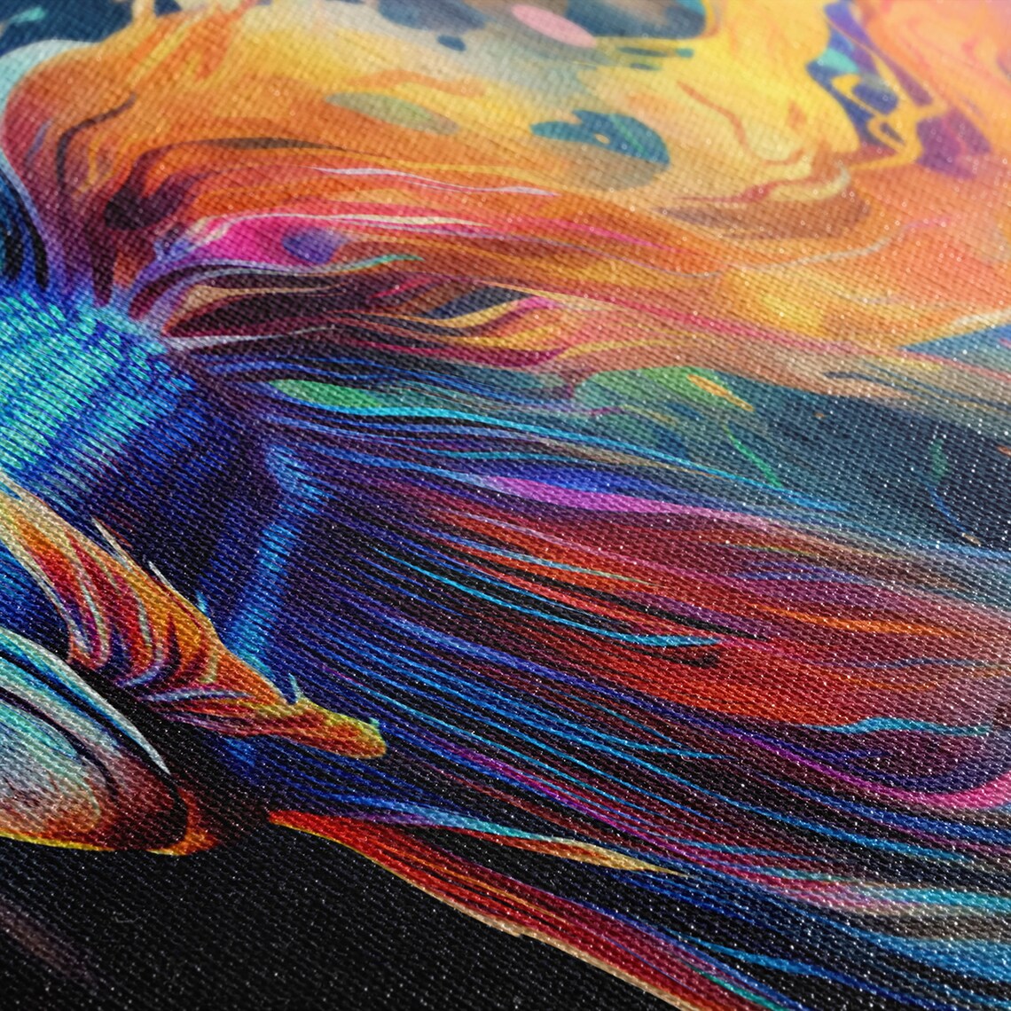Betta Fish Painting, Colorful Pet Fish Wall Art Print - Image 2