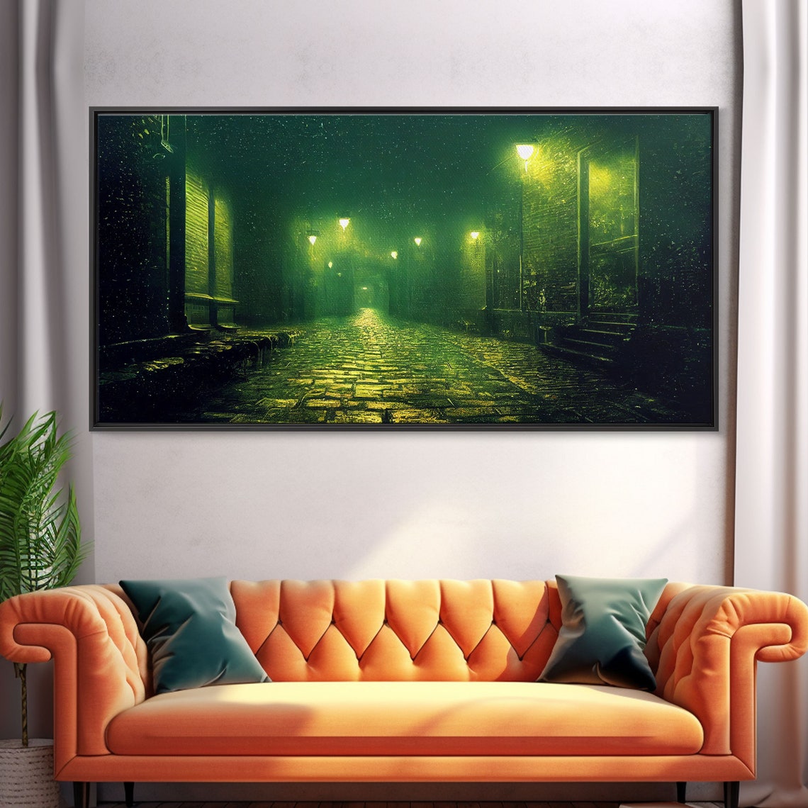 Foggy London Streets Travel Poster - Image 5