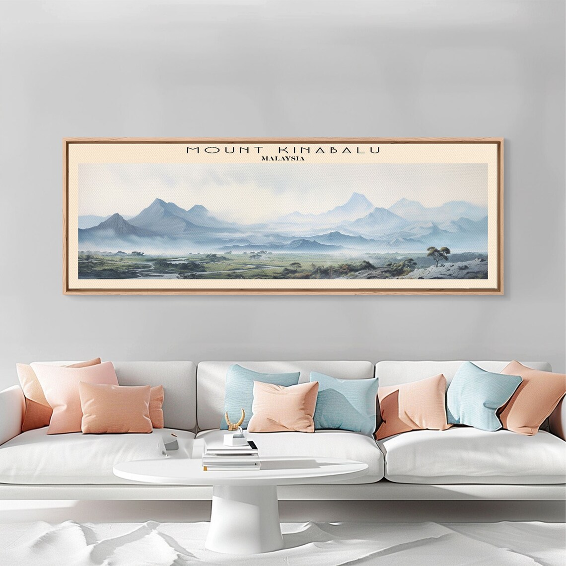 Mount Kinabalu Panoramic Travel Poster, Malaysia - Image 4