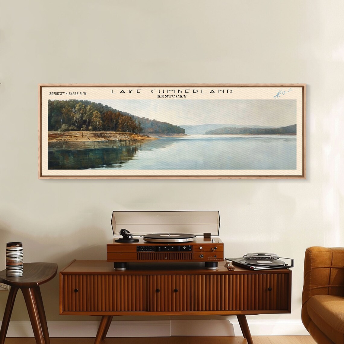 Lake Cumberland Kentucky Travel Poster, Scenic Lake - Image 4