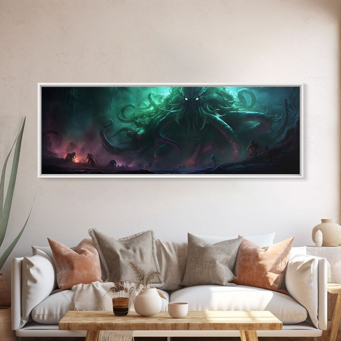 Rise Of Cthulhu Gothic Cosmic Horror Art Print - Image 5