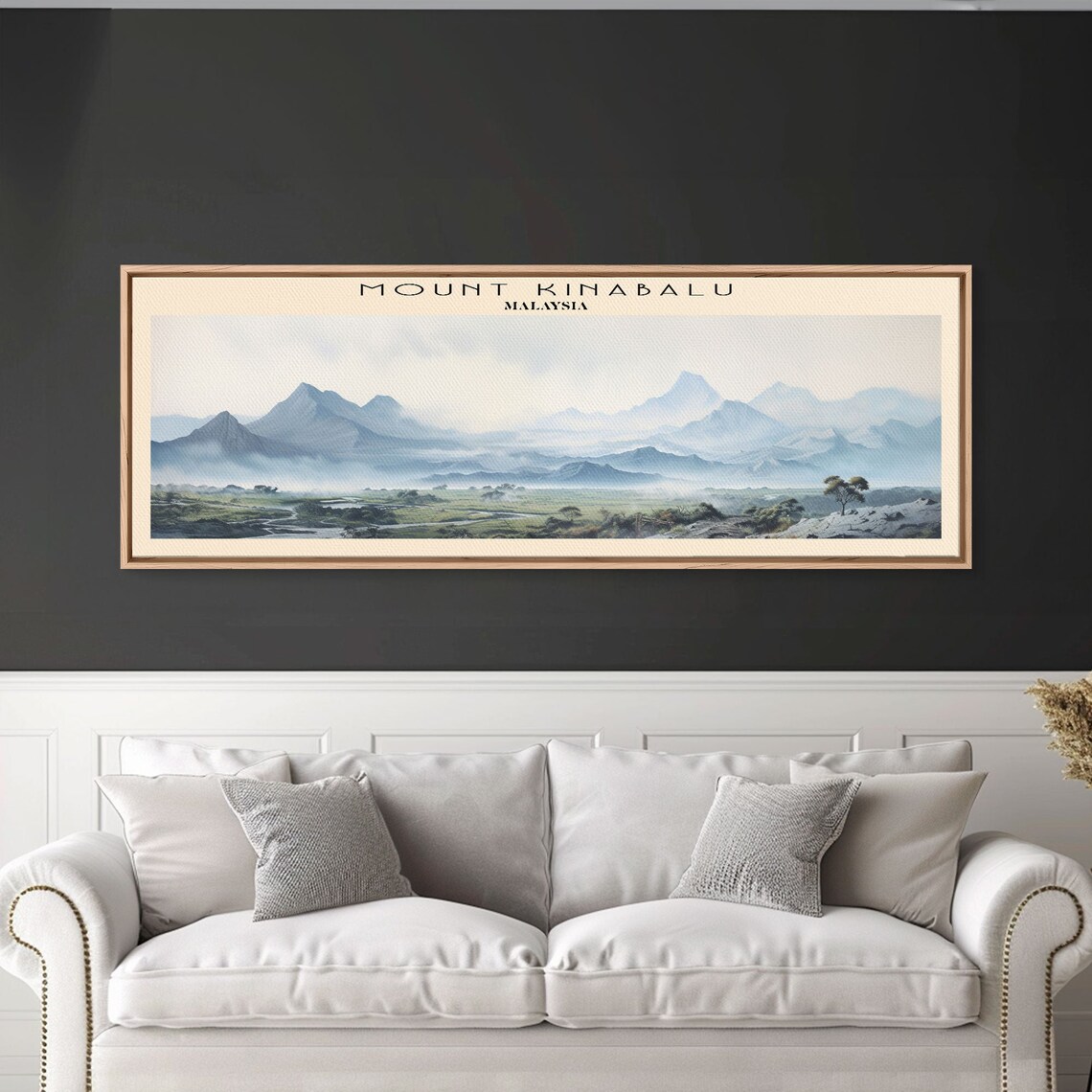 Mount Kinabalu Panoramic Travel Poster, Malaysia - Image 6