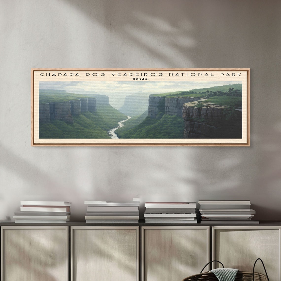 Chapada dos Veadeiros Brazil Green Canyon River Valley Travel Poster - Image 6