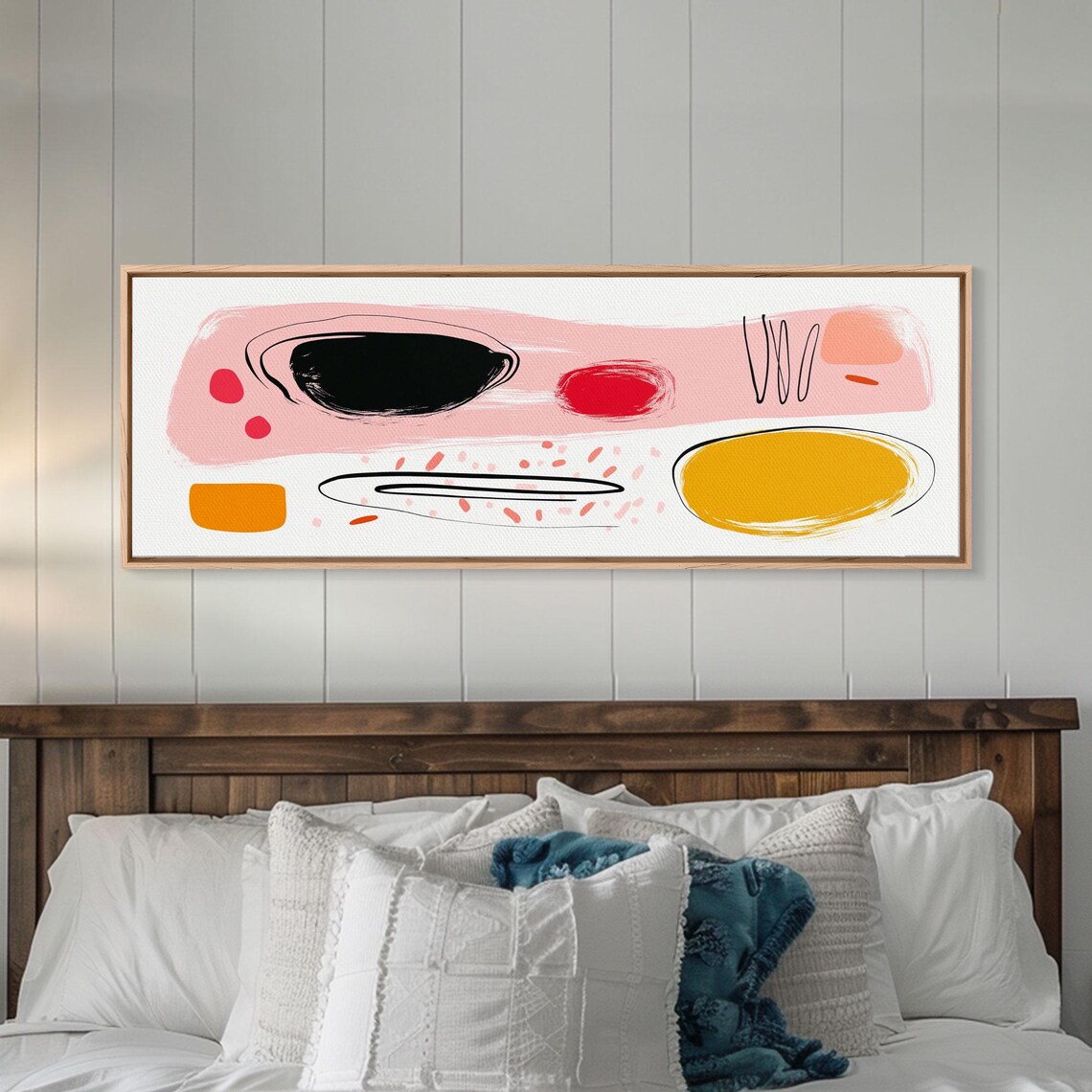 Meal For One Japanese Style Abstract Art Print