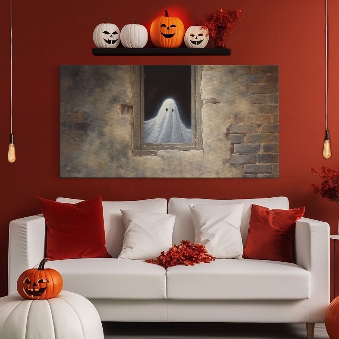 The Ghost In The Window, Funny Halloween Poster - Image 3