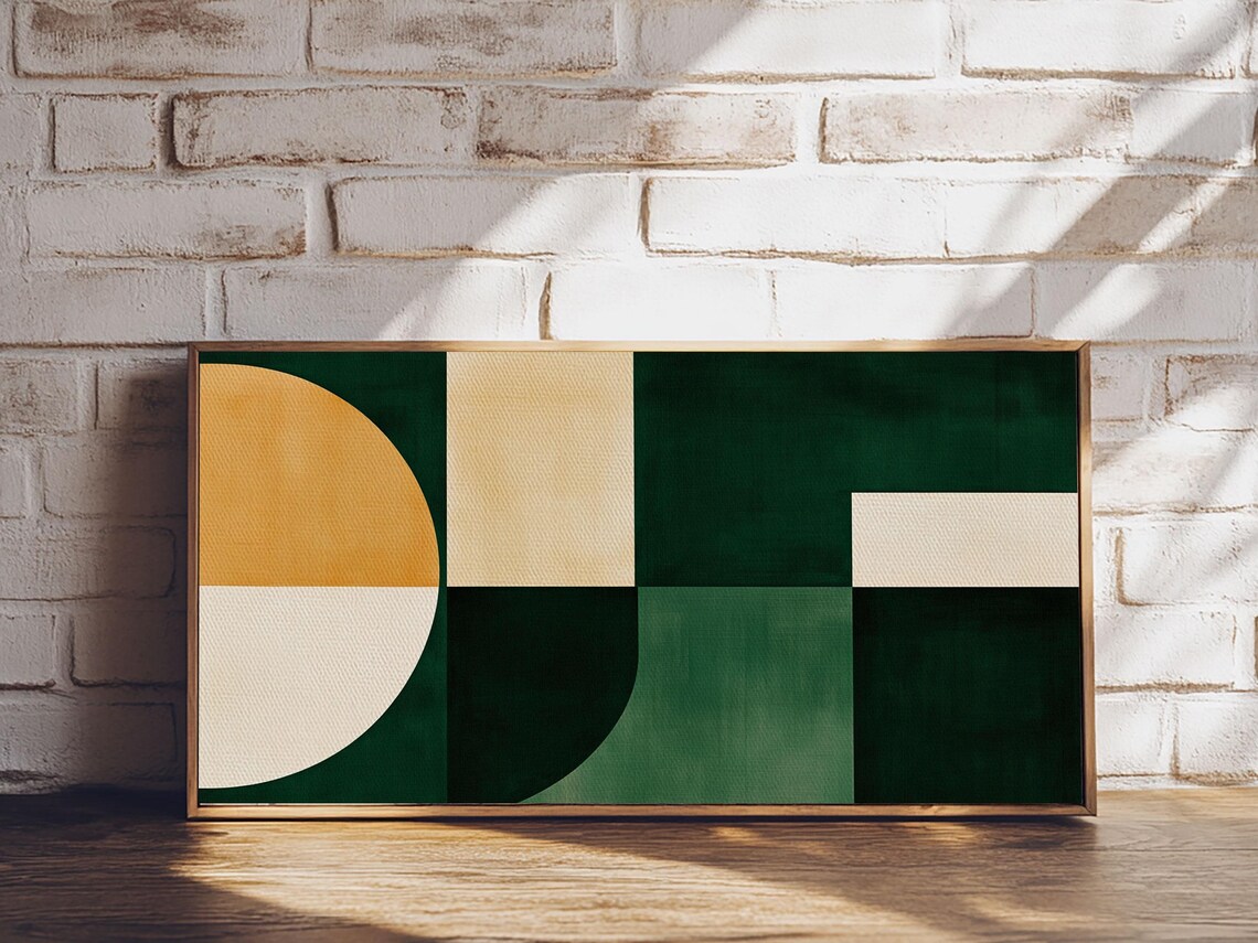 Geometric Patterns, Mid-Century Modern Abstract - Image 3