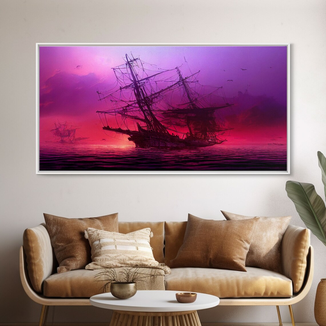 Outrun Style Ghost Ship, Abandoned Pirate Ship - Image 6