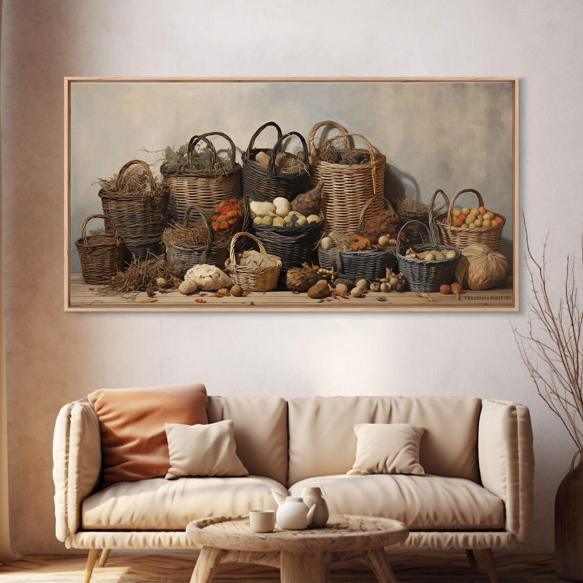 Cornucopia Wall Art, Boho Fall Decor Print - Image 4