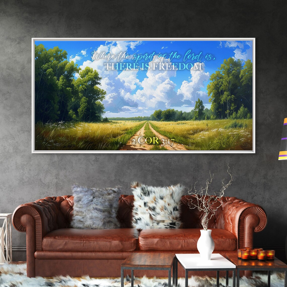 2 Corinthians 3:17 Scripture Wall Art, Inspirational - Image 6
