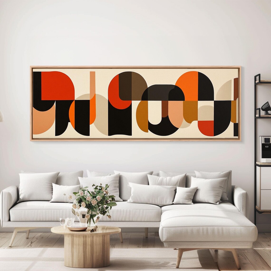 Mid-Century Modern Geometric Patterns, Wall Art - Image 3