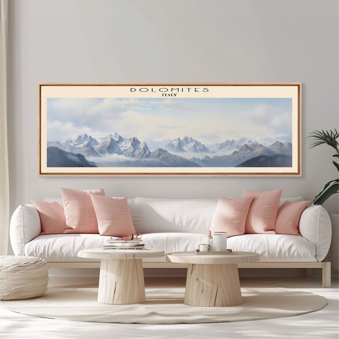Dolomites Travel Poster, Panoramic Wall Art Print - Image 2