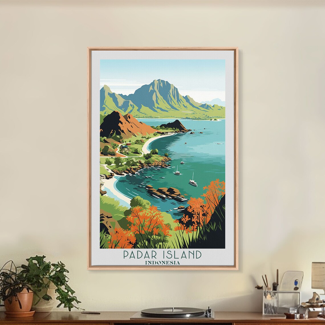 Padar Island Indonesia Travel Poster, Indonesia - Image 6