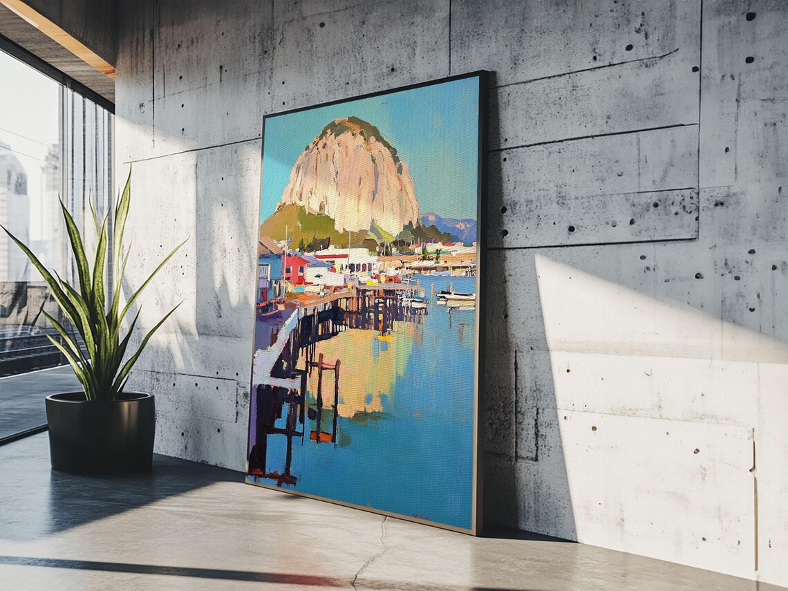 Morro Bay California Travel Poster, Wall Art Print - Image 5