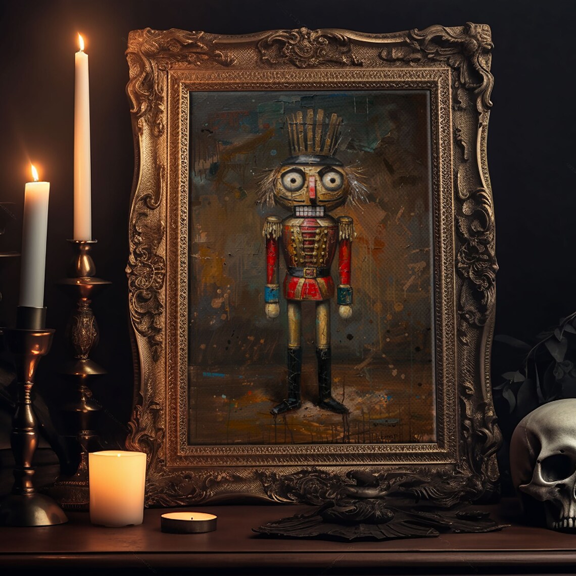 This Nutcracker Has Seen Some Things, Halloween Decor - Image 5