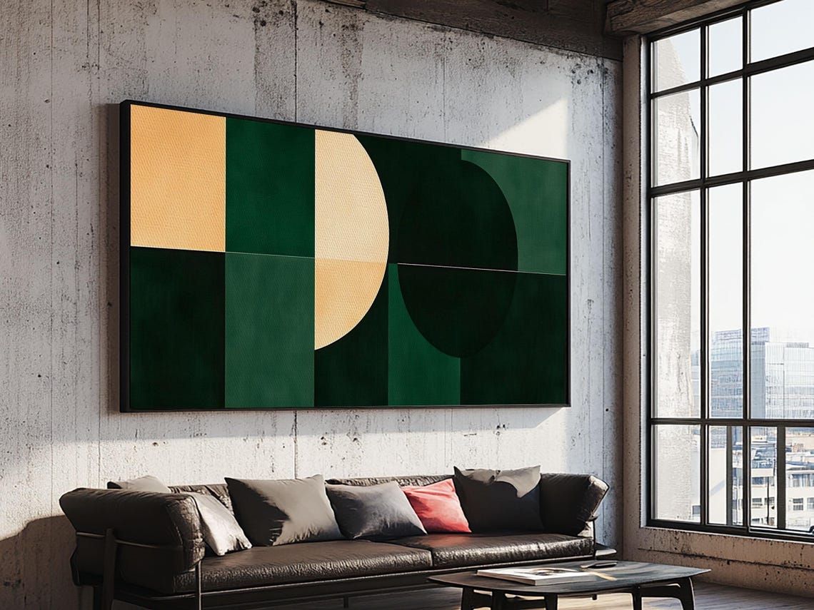 Geometric Mid Century Modern Art Print - Image 6