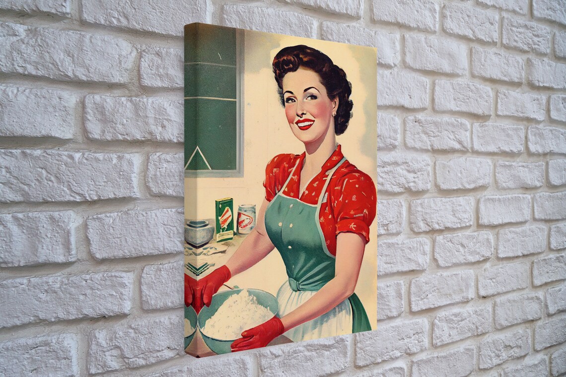 Retro 1950s Baking Advertisement, Kitchen Art Print - Image 4