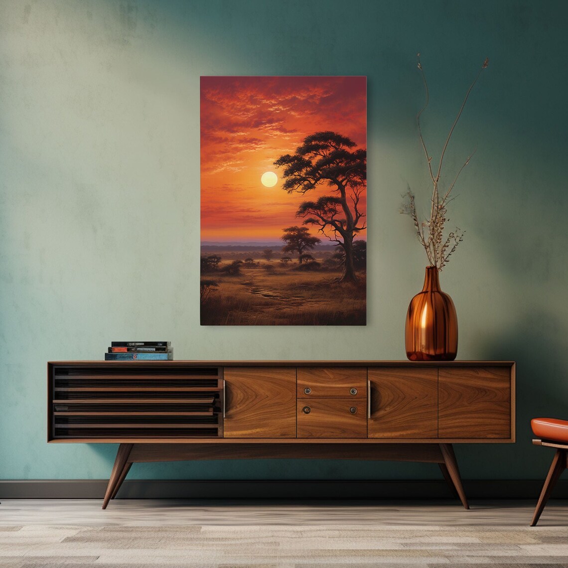 African Savannah Landscape, Retirement RV Decor - Image 5