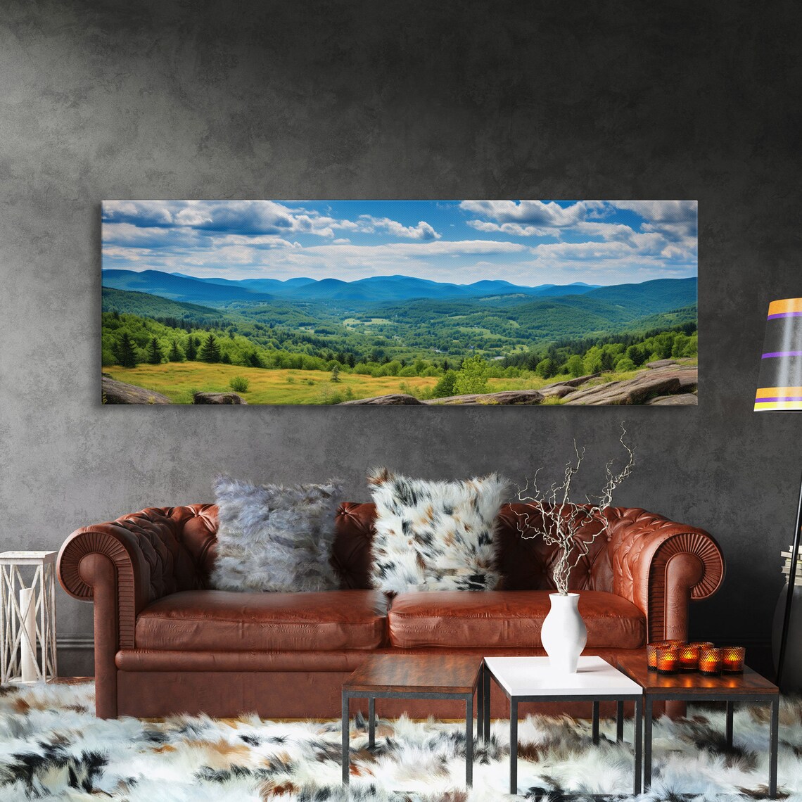 Berkshires Massachusetts Panoramic Landscape Print