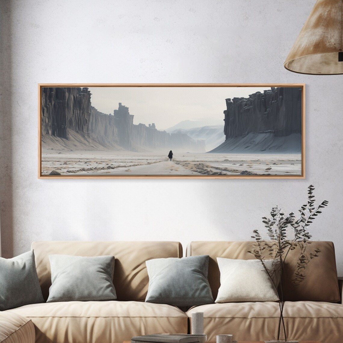 The Wanderer Framed Print Scifi Wall Art Game Room Decor Gamer Gift Mancave Wall Art - Image 4