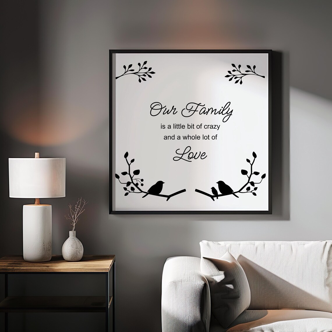 Family Saying Artwork Family Quote Inspirational Wall Art Typography Art Inspirational Art Uplifting Art Heartfelt - Image 2