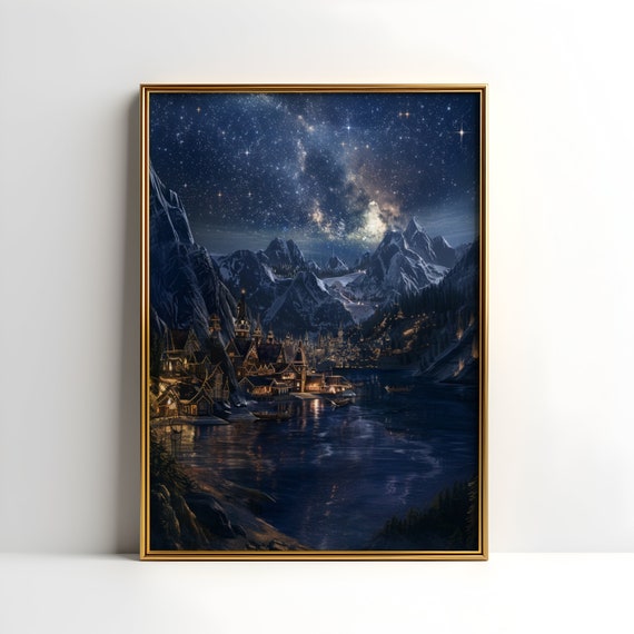 Velaris City Of Starlight, Night Court Art Print