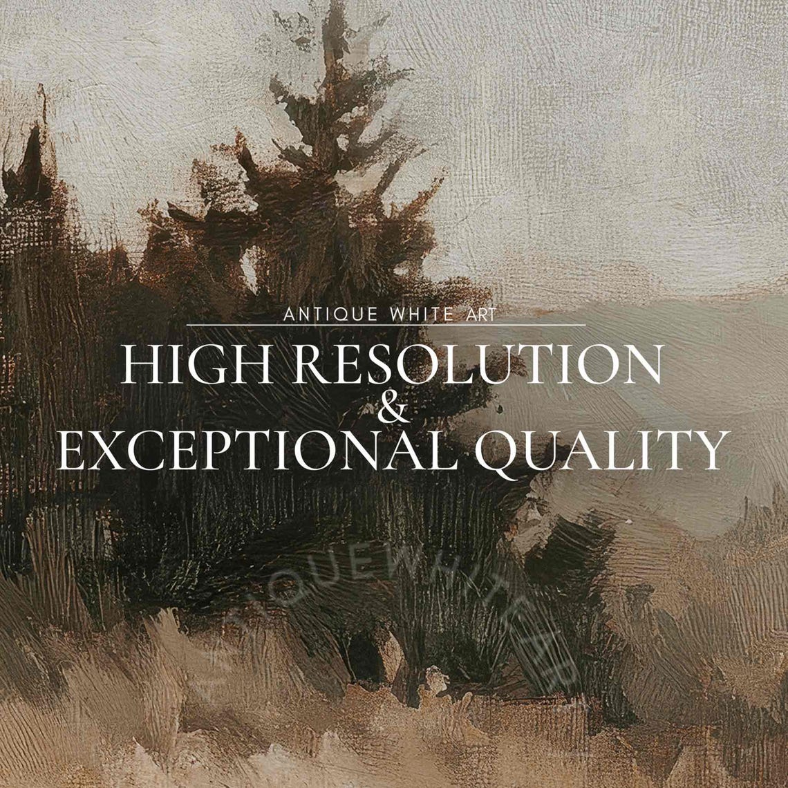 Golden Fall Countryside Hills Pines Vintage Autumn Frame Tv Art Poster - Image 3