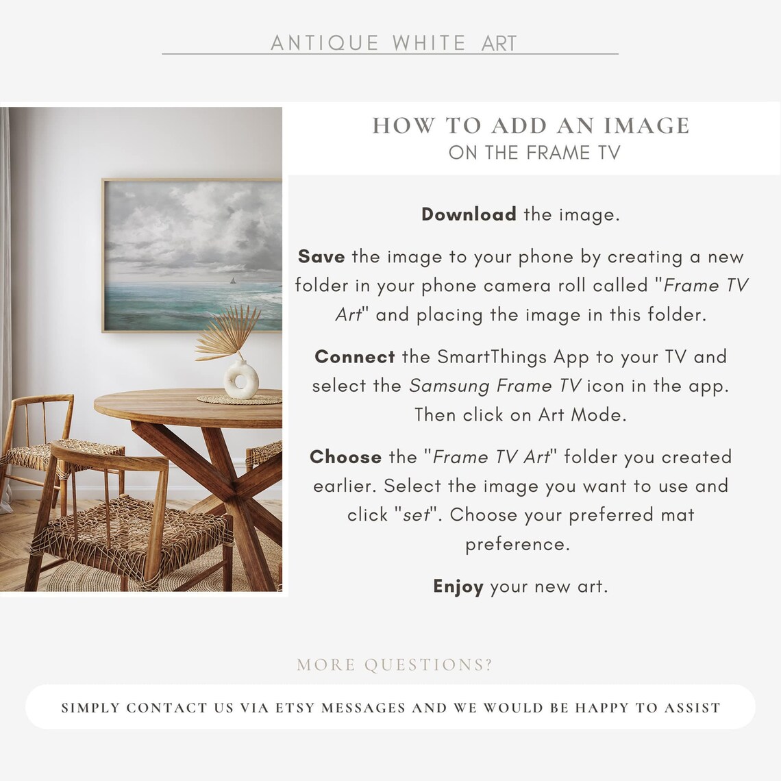 Summer Seascape Painting, Ocean Travel Poster - Image 2