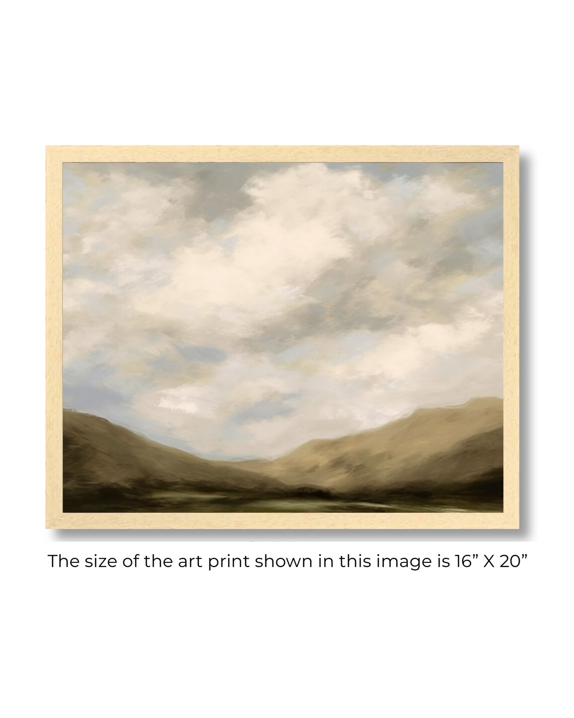 Neutral Landscape Art Print, Vintage Farmhouse - Image 4