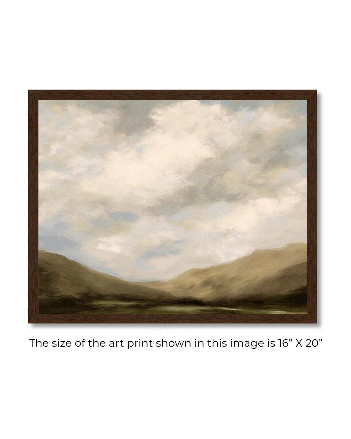 Neutral Landscape Art Print, Vintage Farmhouse - Image 6