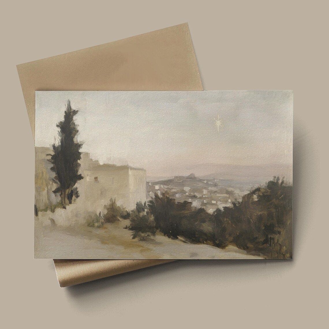 Christmas Nativity, Star Over Bethlehem Art Print - Image 3
