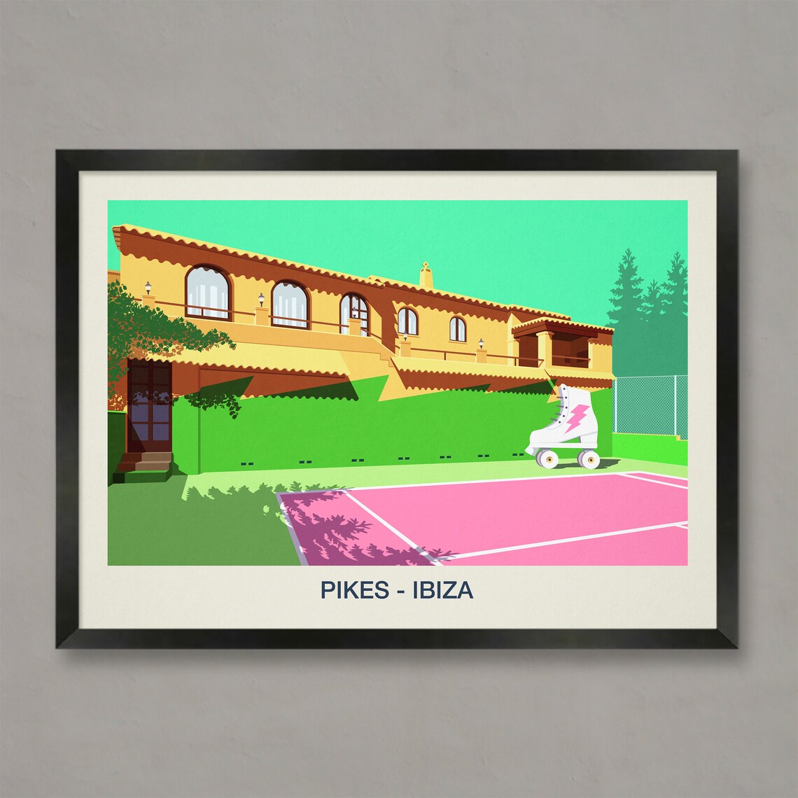 Pikes Hotel Nightclub Poster Art Print