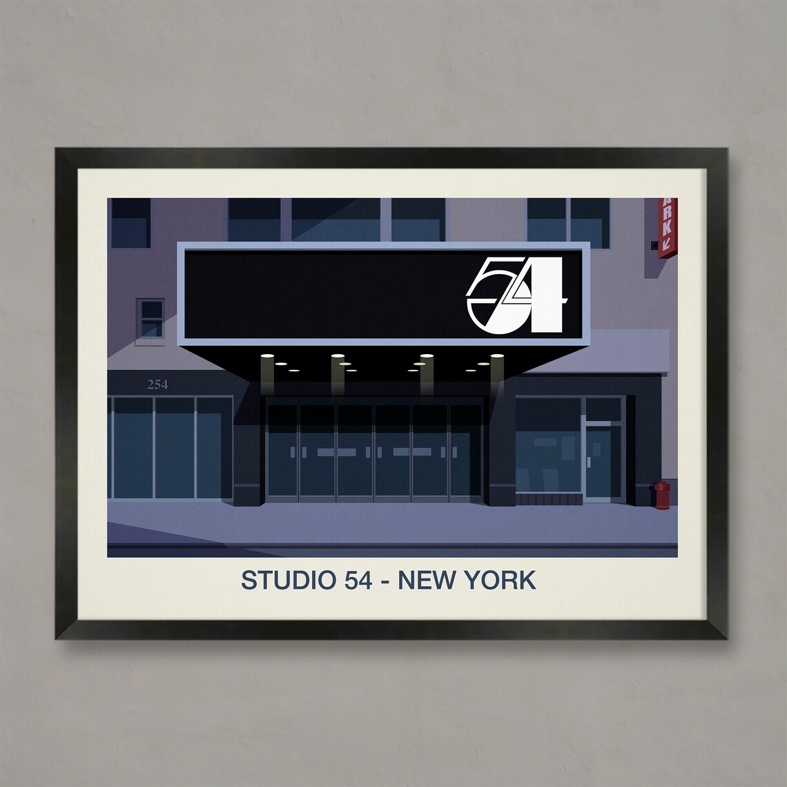 Studio 54 Nightclub, New York Travel Poster