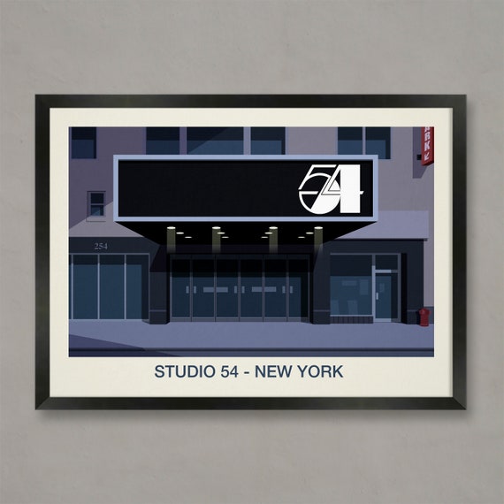 Studio 54 Nightclub, New York Travel Poster