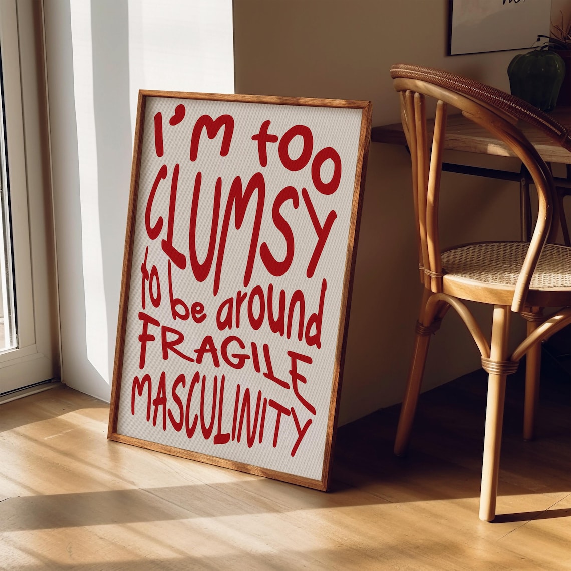 Feminism Typography Poster, Empowerment Wall Art - Image 5
