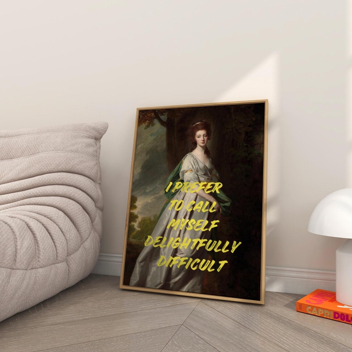 Altered Feminist Art Poster, Eclectic Maximalist Decor - Image 2