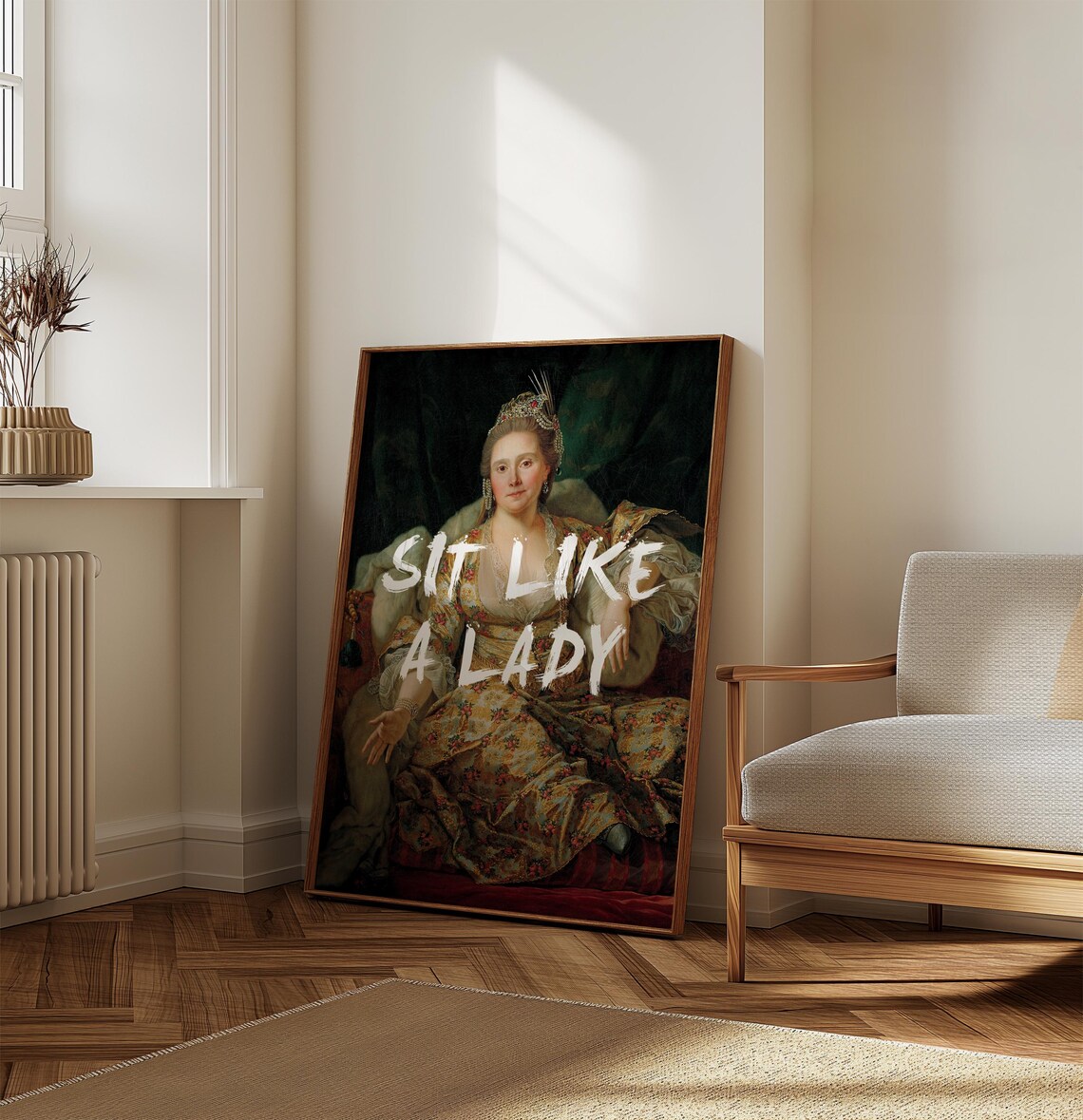 Sit Like A Lady, Feminist Quote Art Print - Image 5