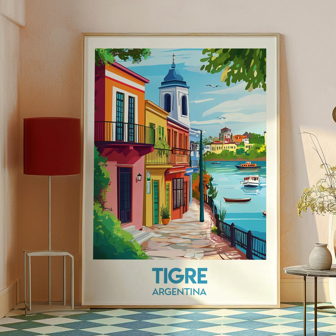 Tigre Travel Print Argentina Wall Art Buenos Aires Poster Gift For Traveller - Image 2