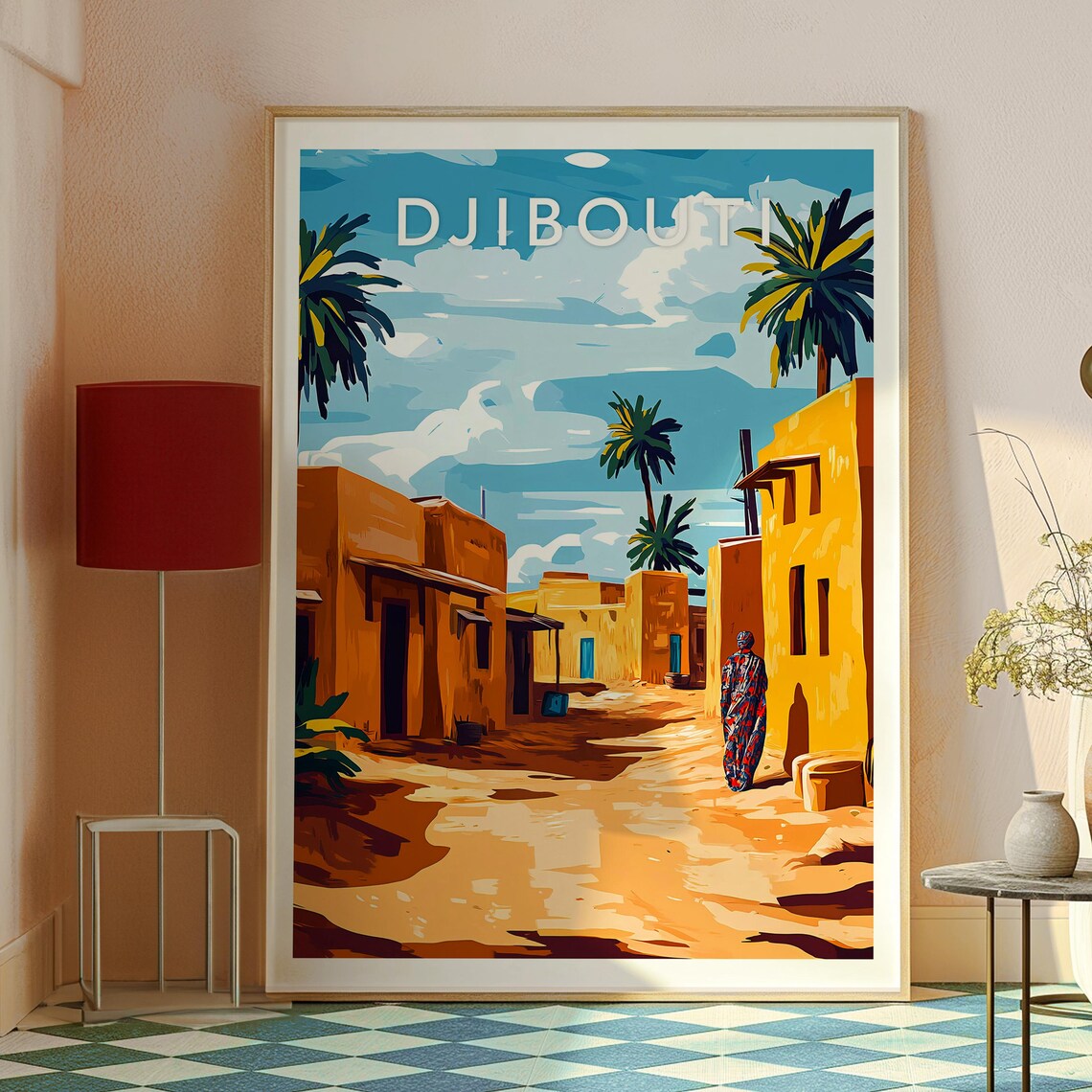 Djibouti Travel Poster, Africa City Wall Art - Image 2