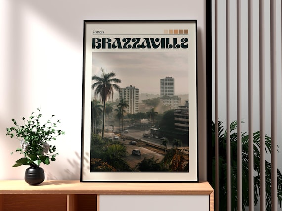 Brazzaville Travel Poster, Republic Of The Congo