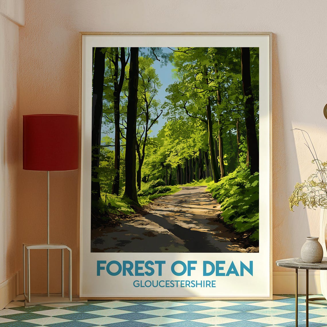 Forest Of Dean Nature Travel Poster - Image 2