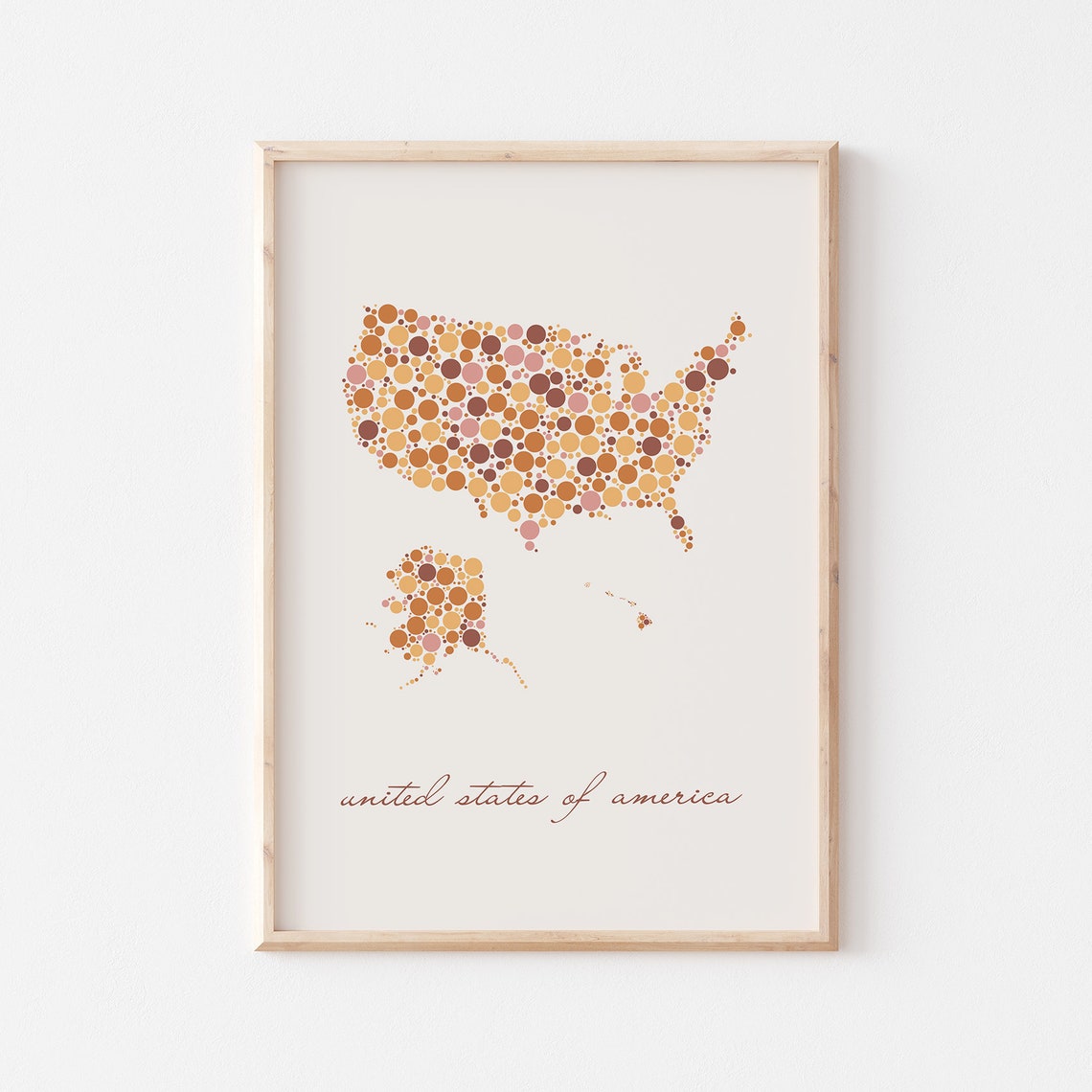 United States Map Poster United States Poster United States Print United States Wall Art United States Art Print Decor For Home Or Gift - Image 3