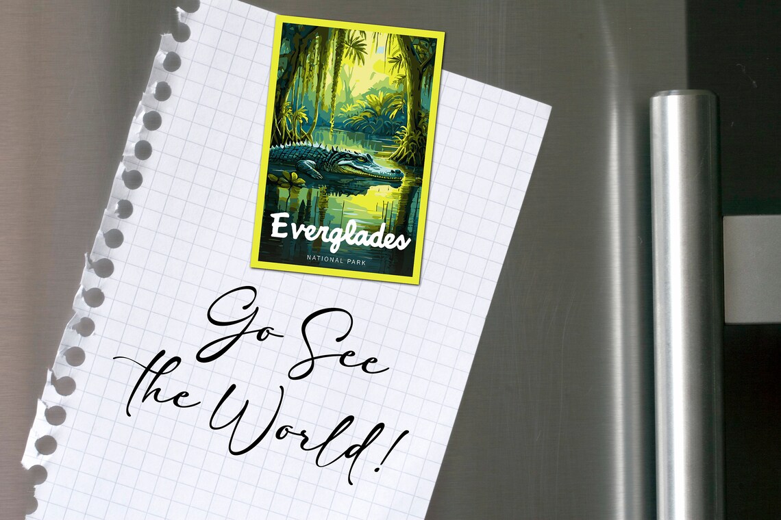 Everglades National Park Vintage Travel Poster Art Print - Image 2