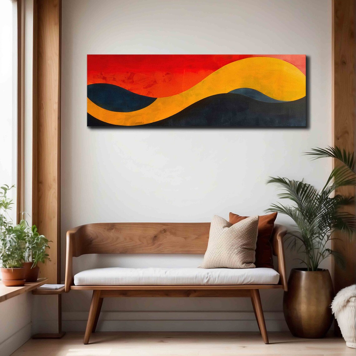 Modern Landscape, Mid-Century Minimal Art Print - Image 4