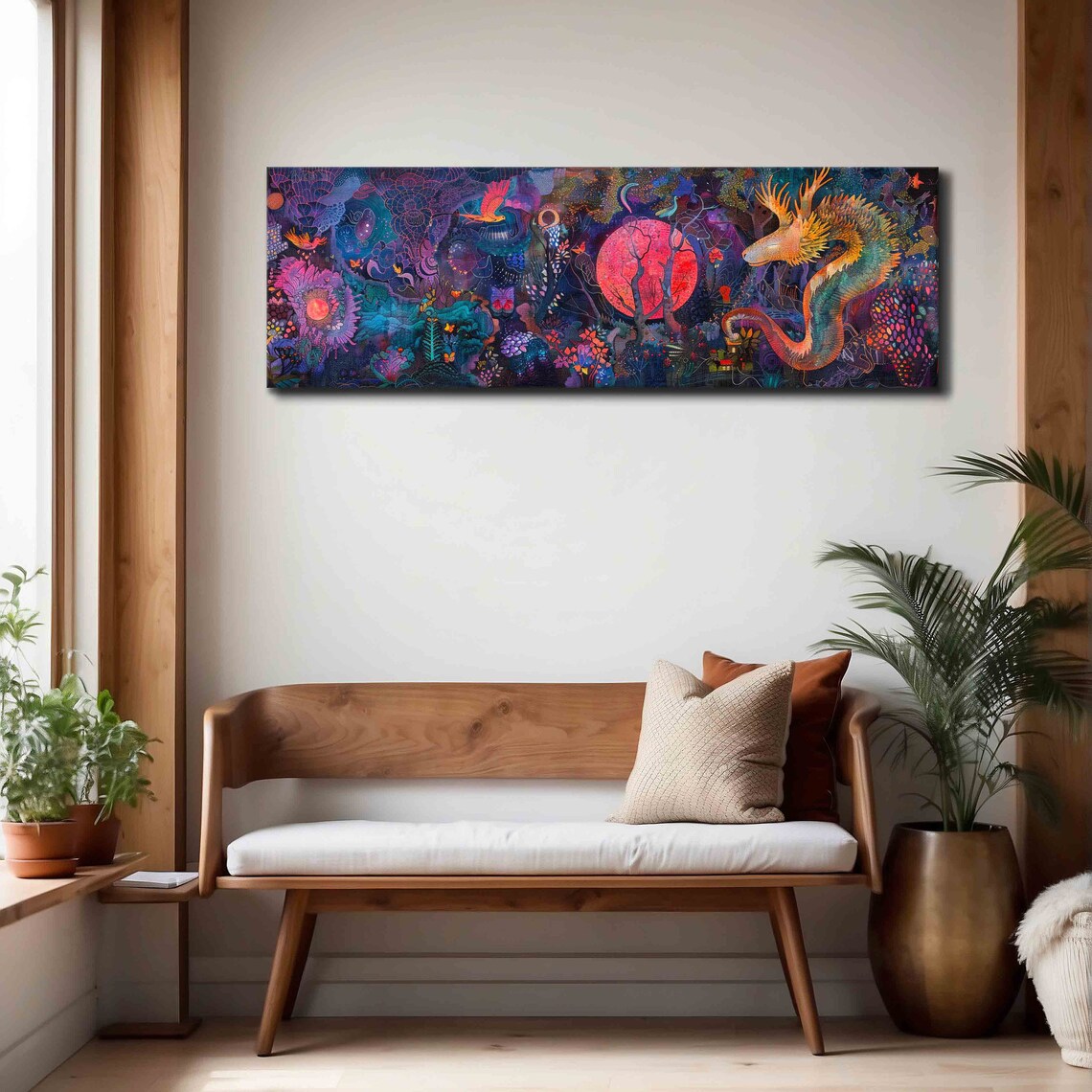 Surreal Moody Gothic Panoramic Landscape Art Print - Image 4