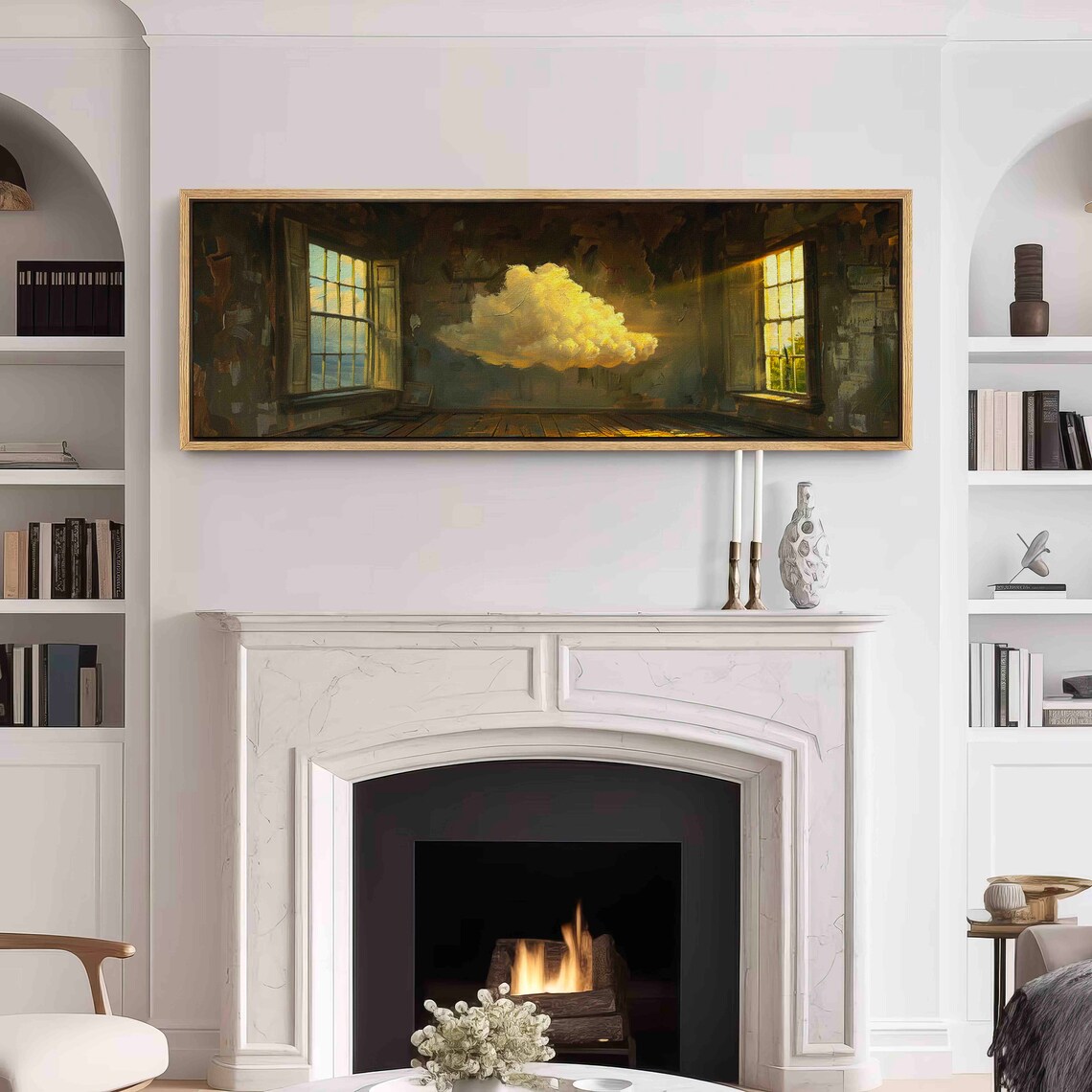 Cloud in the Old Room, Moody Landscape Art Print - Image 3