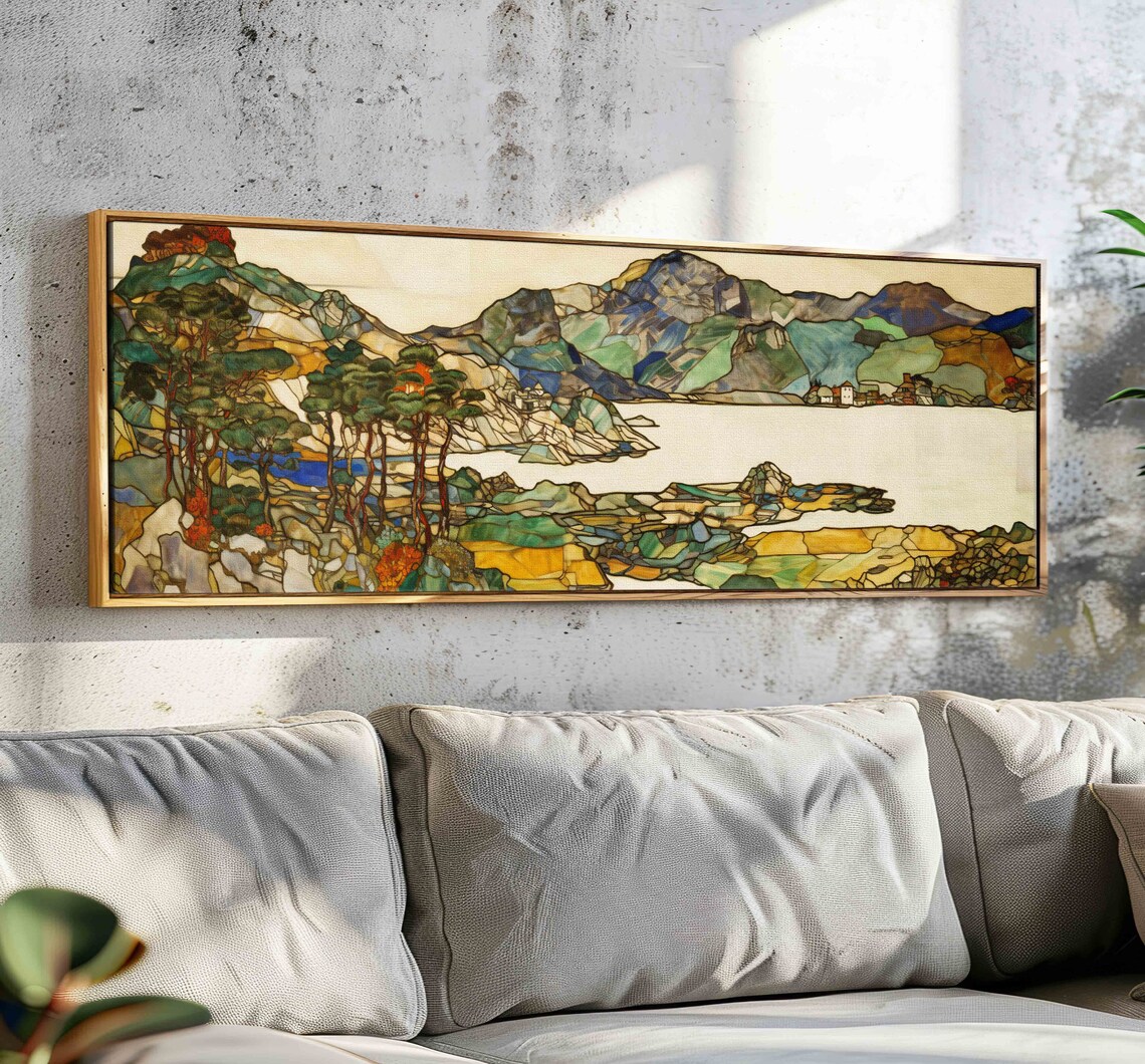 Panoramic Landscape, Horizontal Wall Art Print